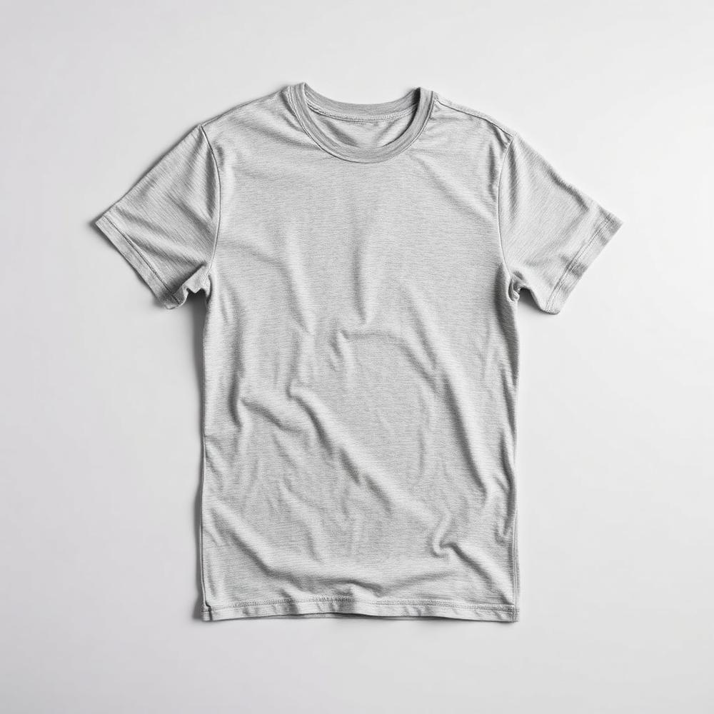 Camiseta cinza esportiva