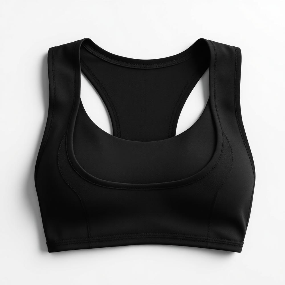 Top esportivo preto