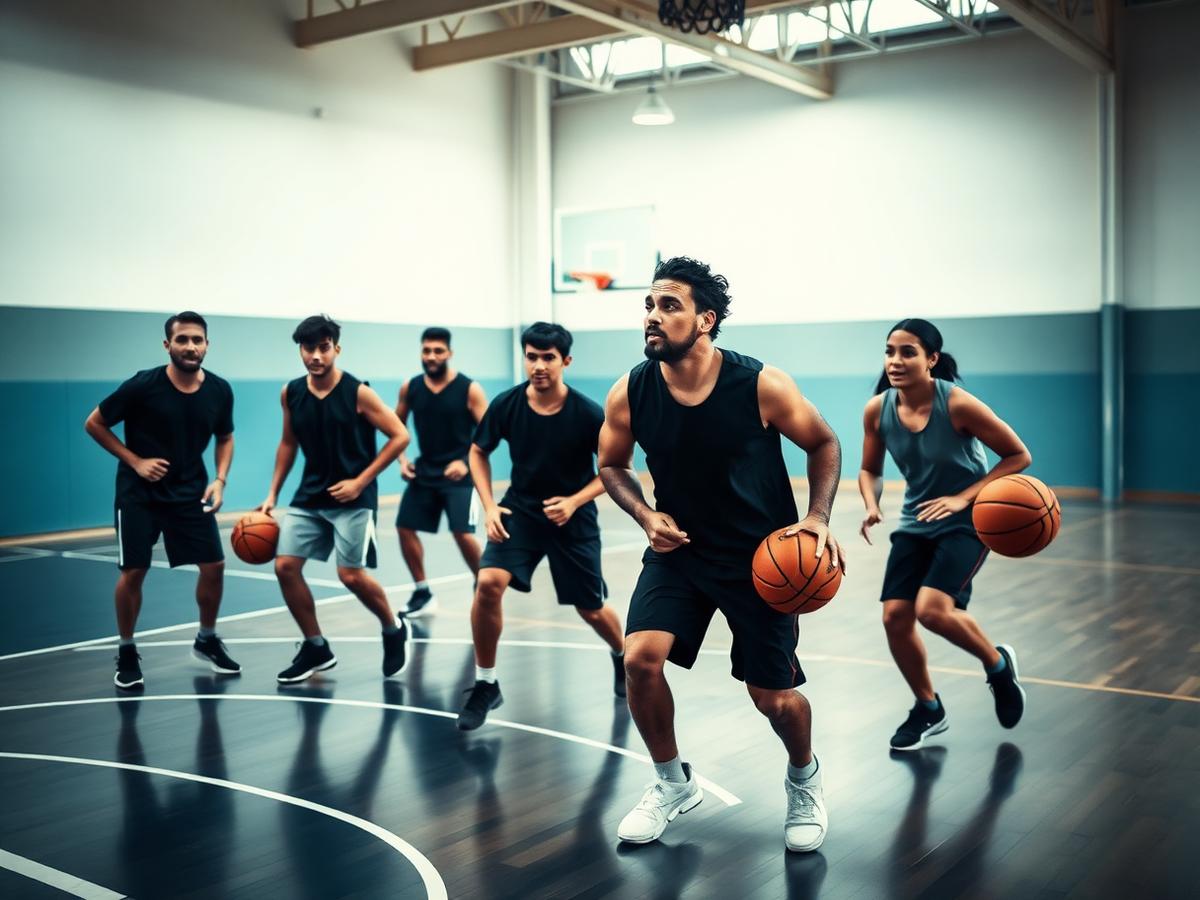 Treino de Esportes com roupas Atlas