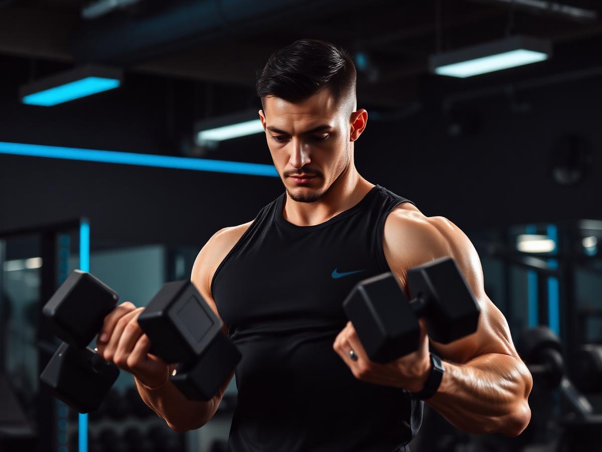 Treino de Musculação com roupas Atlas